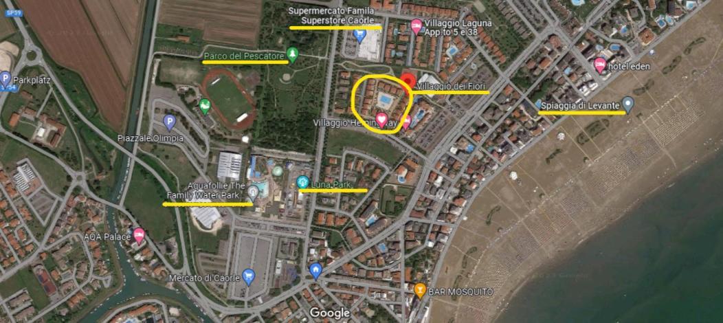 Iris 20 In Posizione Strategica, Indipendente, All'Interno Del Villaggio Dei Fiori Caorle Dış mekan fotoğraf